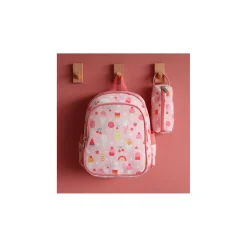 A Little Lovely Company Rugzak Roze