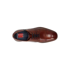 Bugatti Geklede veterschoen Cognac