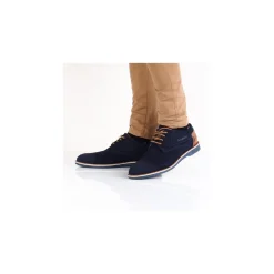 Bugatti Geklede veterschoen Blauw