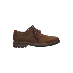 Clarks Geklede veterschoen Camel