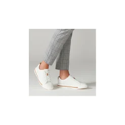 Clarks Lage sneaker Wit