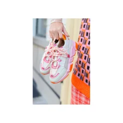 Dwrs Lage sneaker Beige