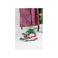 Dwrs Lage sneaker Beige