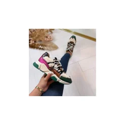 Dwrs Lage sneaker Beige