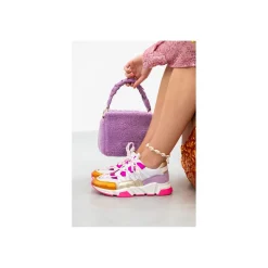 Dwrs Lage sneaker Oranje