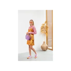 Dwrs Lage sneaker Oranje