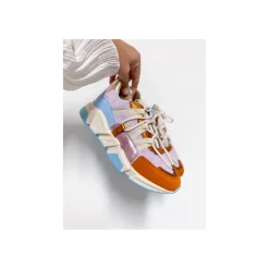 Dwrs Lage sneaker Paars