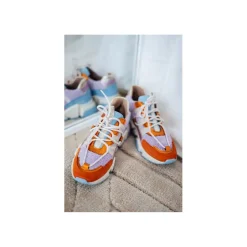 Dwrs Lage sneaker Paars