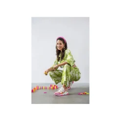 Dwrs Lage sneaker Roze