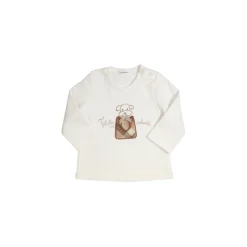 Gymp T-shirt lange mouw Beige