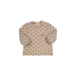 Gymp T-shirt lange mouw Beige