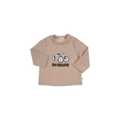 Gymp T-shirt lange mouw Beige