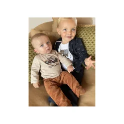 Gymp T-shirt lange mouw Beige