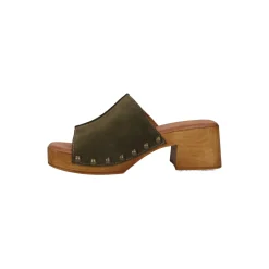 Hee! Muiltje met hak Kaki