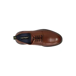 Hush Puppies Geklede veterschoen Cognac