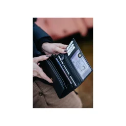 Lorenzo Portemonnee Zwart