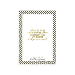 Mama Baas Wenskaart Multicolour