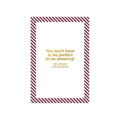 Mama Baas Wenskaart Multicolour