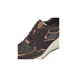 Marco Tozzi Lage sneaker Bruin