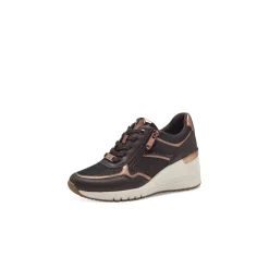 Marco Tozzi Lage sneaker Bruin
