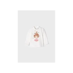 Mayoral T-shirt lange mouw Wit