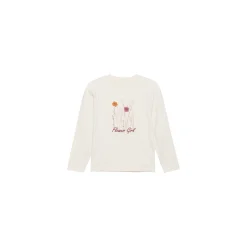 Minymo T-shirt lange mouw Beige