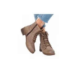 Mustang Veterbottine Beige