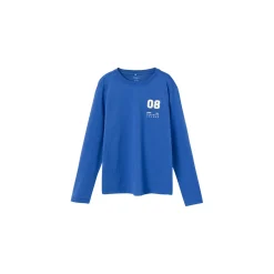 Name It T-shirt lange mouw Blauw