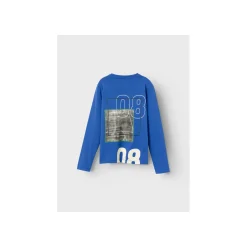 Name It T-shirt lange mouw Blauw