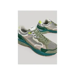 Pepe Jeans London Lage sneaker Kaki