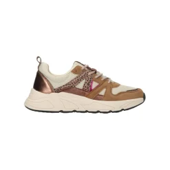 Posh By Poelman Lage sneaker Cognac