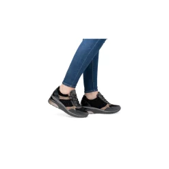 Remonte Lage sneaker Zwart