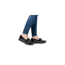 Remonte Mocassin Zwart