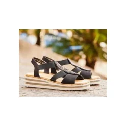 Rieker Antistress Comfortschoen Zwart