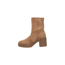 Selected By La.ra Boots / enkellaars Camel