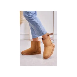 Selected By La.ra Boots / enkellaars Camel