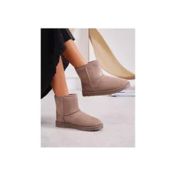 Selected By La.ra Boots / enkellaars Kaki