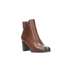Selected By La.ra Boots / enkellaars Cognac