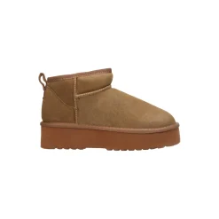 Selected By La.ra Boots / enkellaars Camel