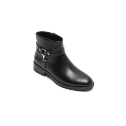 Selected By La.ra Boots / enkellaars Zwart