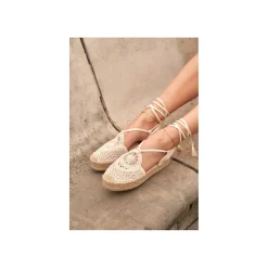 Selected By La.ra Espadrille Beige