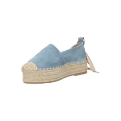 Selected By La.ra Espadrille Blauw