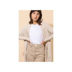 Selected By La.ra Gilet Beige