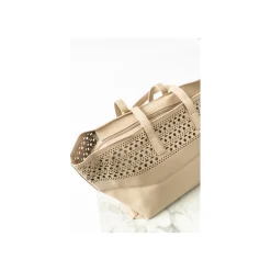 Selected By La.ra Handtas Taupe