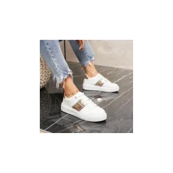 Selected By La.ra Lage sneaker Wit