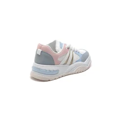 Selected By La.ra Lage sneaker Blauw