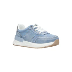 Selected By La.ra Lage sneaker Blauw