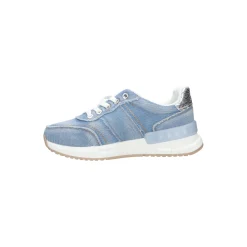 Selected By La.ra Lage sneaker Blauw