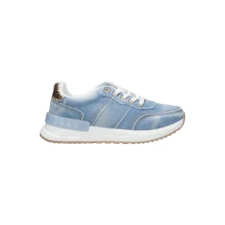 Selected By La.ra Lage sneaker Blauw