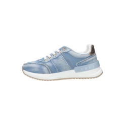 Selected By La.ra Lage sneaker Blauw